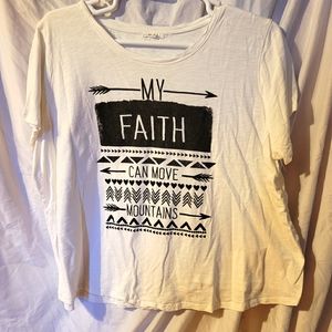 Faith t shirt